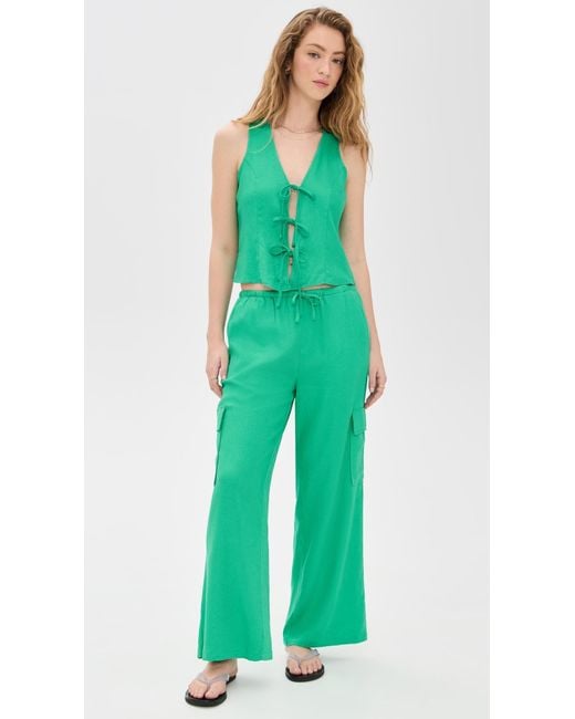 Beach Riot Green Amara Pants