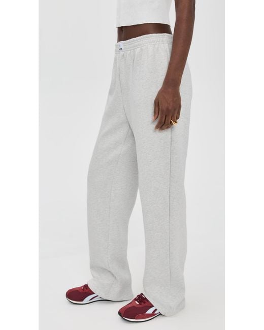 PARKE White Boxer Sweatpants