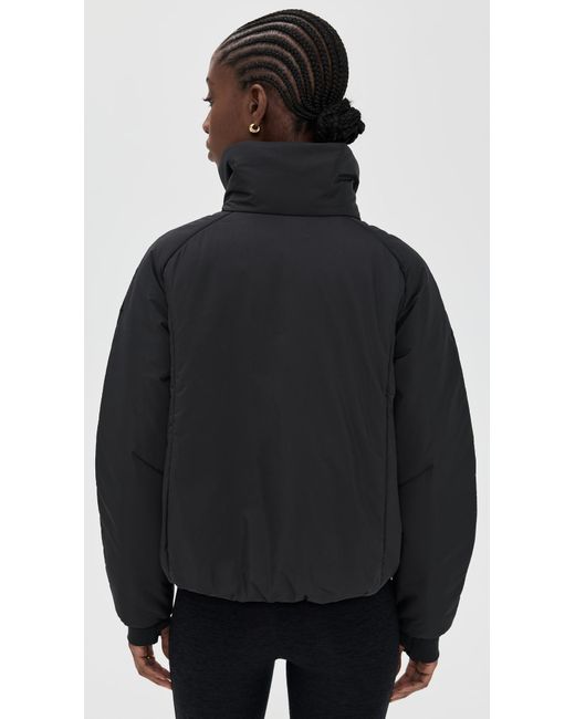 Beyond Yoga Black Warm Up Puffer Jacket