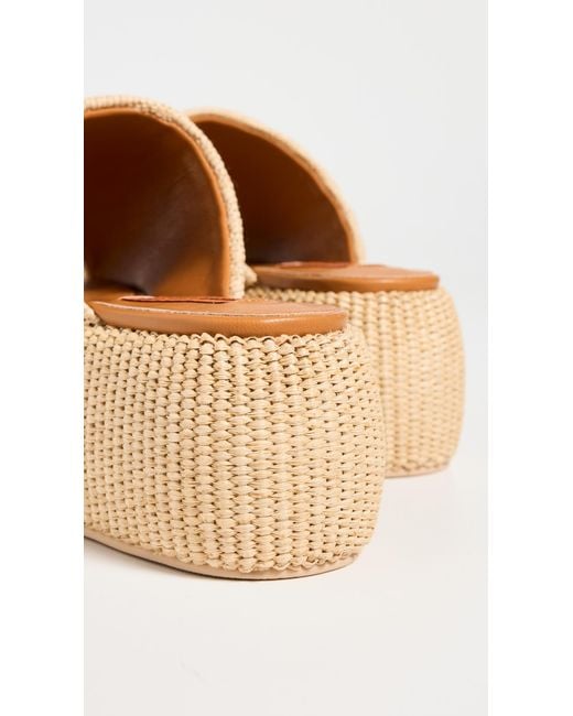 Simon Miller Natural F285 Raffia Cloudy Platforms