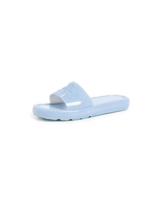 Tory Burch Blue Bubble Jelly Sandals