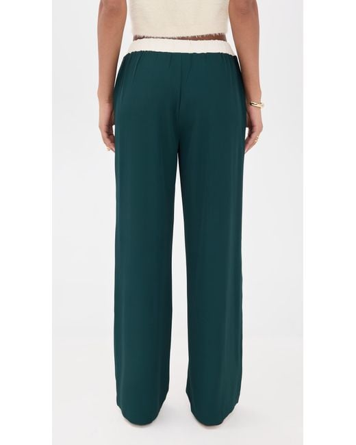 Madison The Label Green Deyna Pants