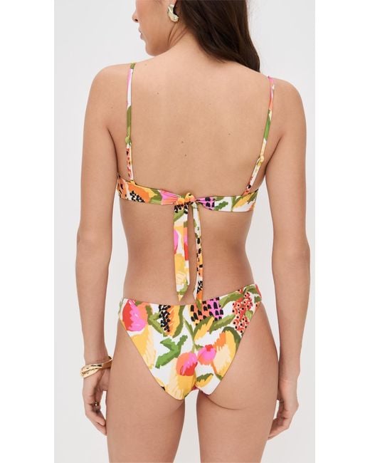 Farm Rio Black Fruits Paradise Underwire Bikini Top