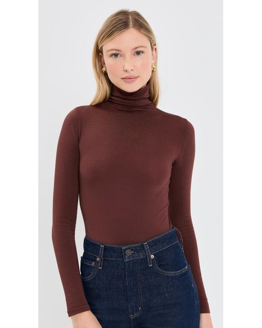 Wolford Purple Colorado Thong Bodysuit