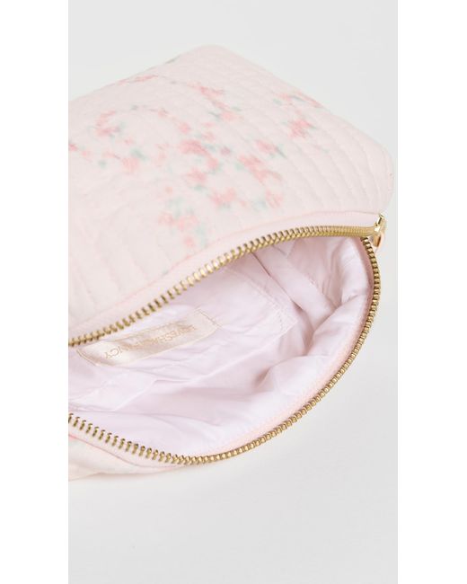 LoveShackFancy Pink Mini Octavia Cosmetic Case