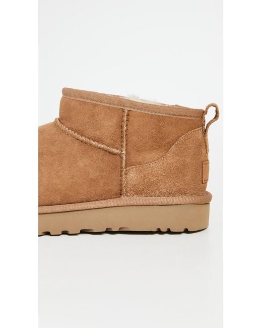 Ugg White Classic Ultra Mini Boot