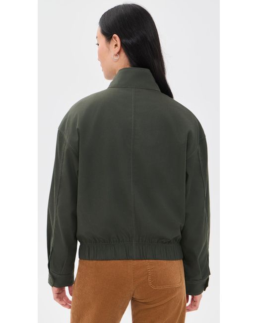Alex Mill Black Cropped Zip Jacket