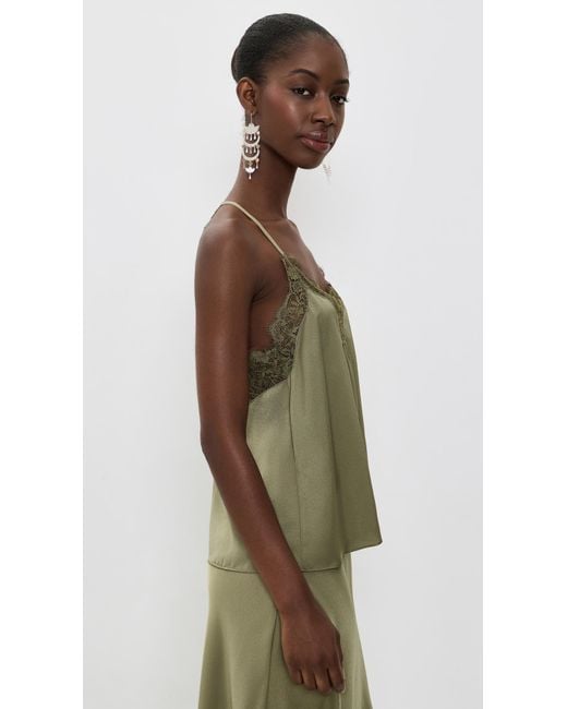 Ba&sh Green Corina Top