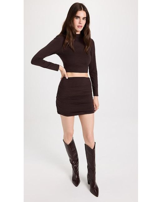 Reformation Lake Knit Two Piece Dress Set in Black | Lyst Canada