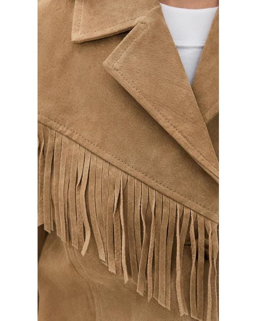 Blank NYC Green Herbal Therapy Suede Jacket