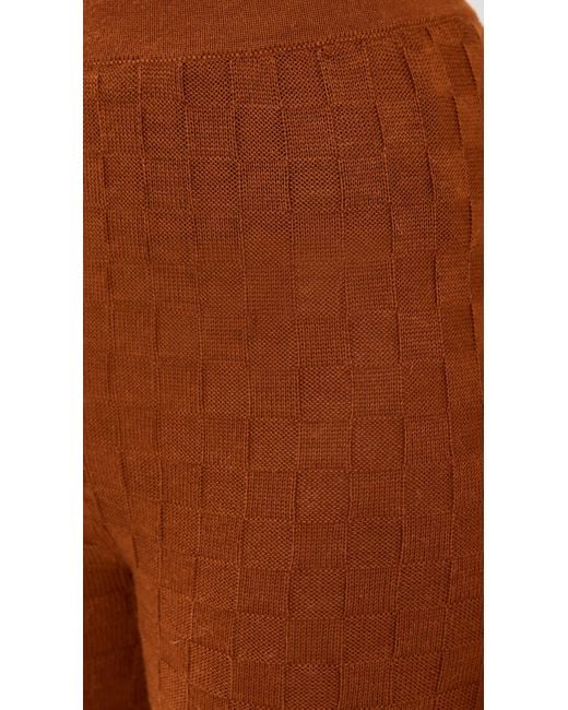 Escvdo Brown Taki Light Pants