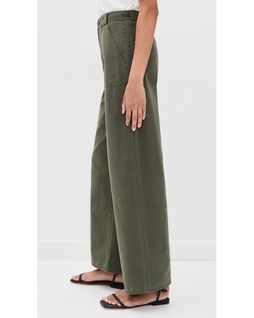 Anine Bing Green Grayson Pants