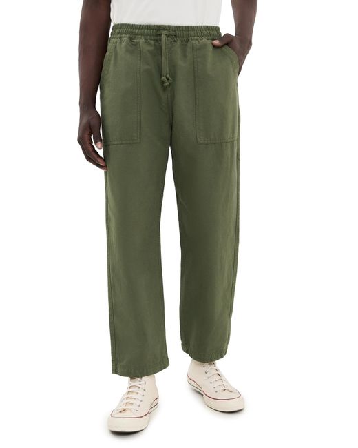 Service Works Green Classic Canvas Chef Pants for men