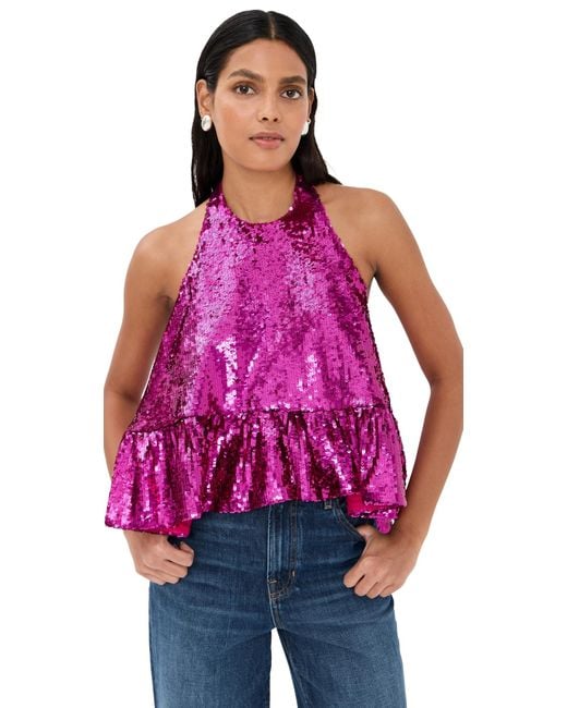 Azeeza Purple Winston Top