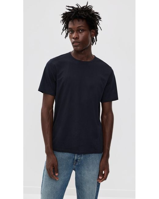 Theory Blue Precise Cotton Tee for men