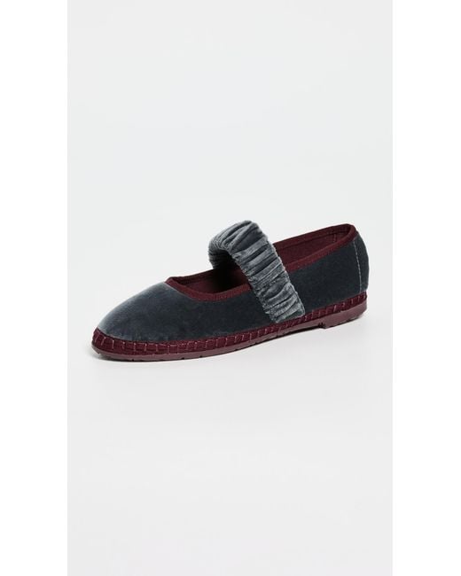 Flabelus Black Mafalda Mary Jane Flats