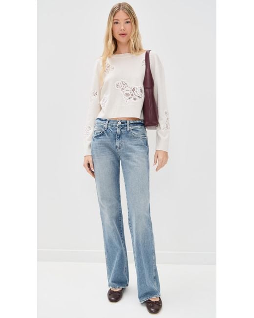 LoveShackFancy White Lazuli Sweater