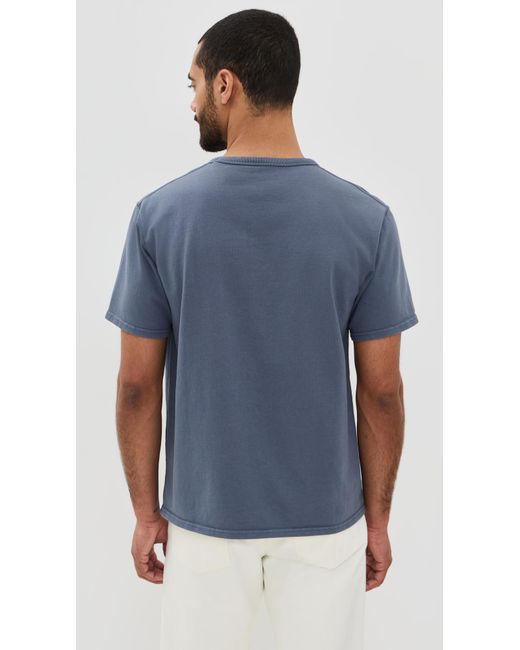 KNICKERBOCKER Blue Gym Heavyweight Tee for men