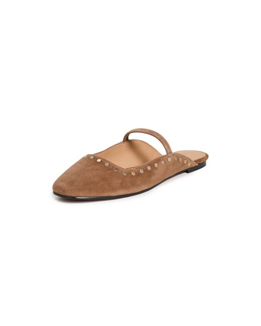 Madewell White The Greta Ballet Flat Mule