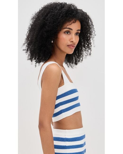 Posse Blue Ari Crop Top