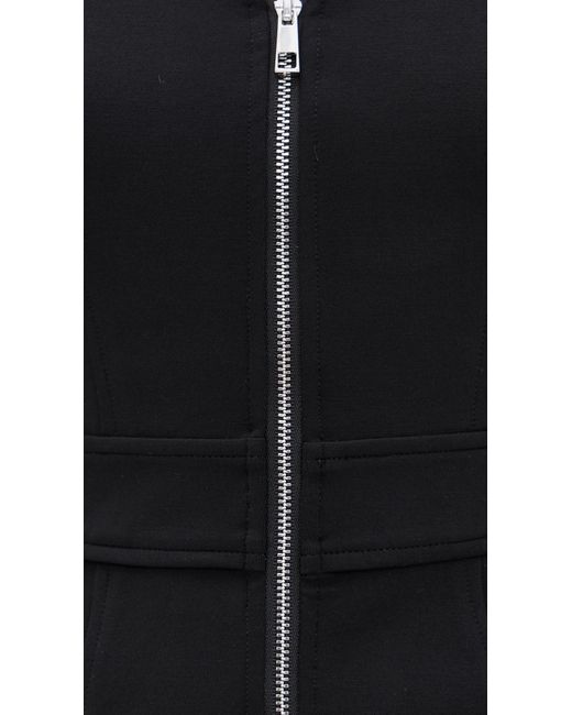 ALIGNE Black Cecile Ponte Top
