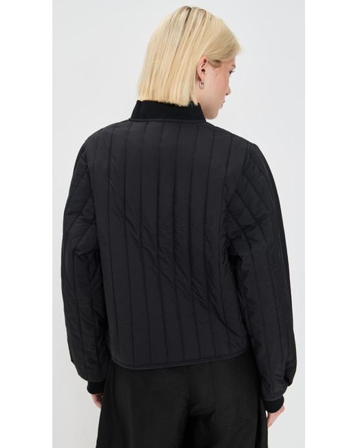 Rains Black Banja Liner Bomber W Jacket T1
