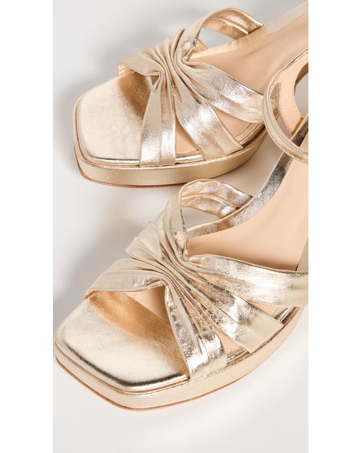 Reformation Natural Maize Platform Sandals