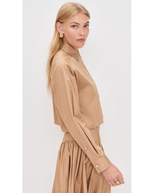 Solid & Striped Natural The Cropped Avril Top