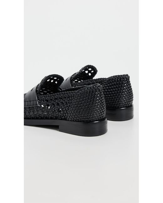 3.1 Phillip Lim Macrame Alexa Woven Loafers in Black | Lyst