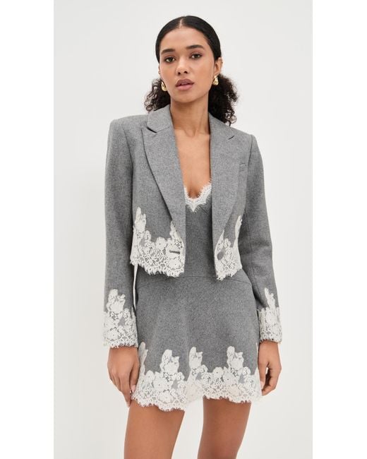 LoveShackFancy Black Icarus Jacket
