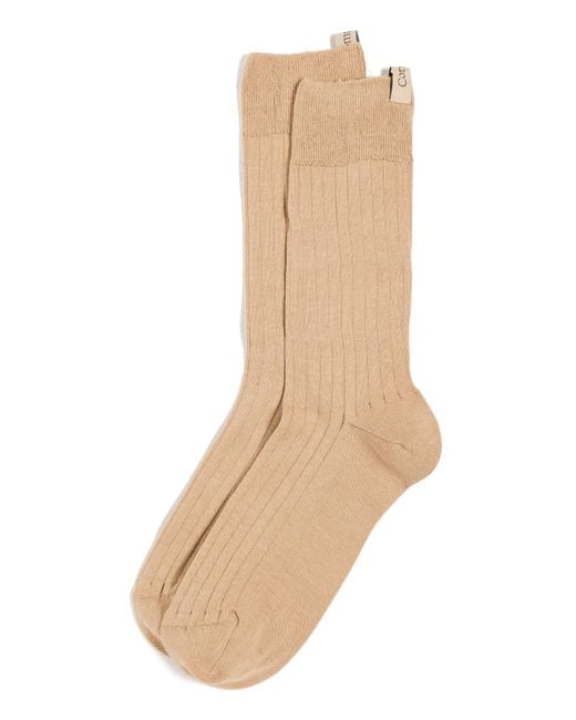 Comme Si Natural The Yves Socks
