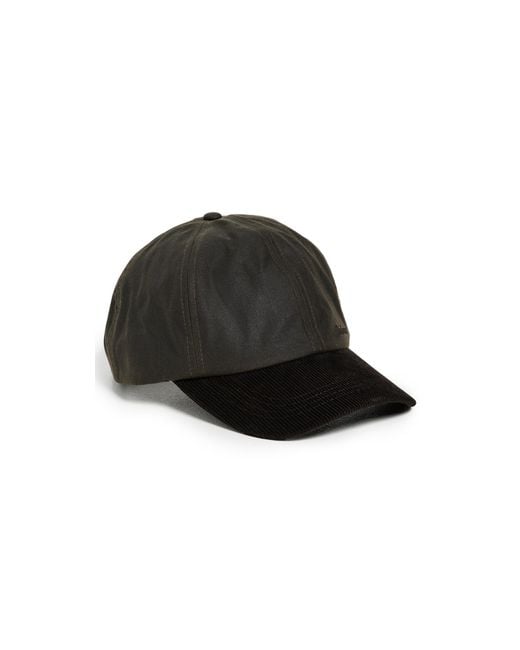 Barbour Black Ashby Cap for men