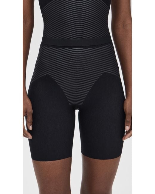 Spanx Blue Midthigh Shorts