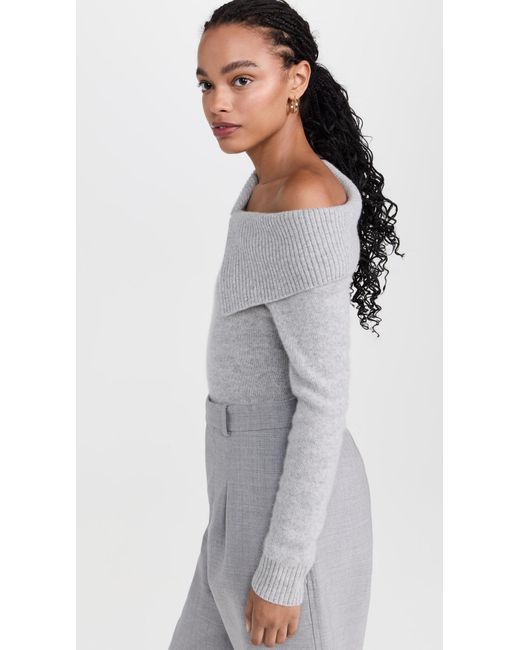 NAADAM Multicolor Luxe Cashmere Collared Asymmetrical Sweater