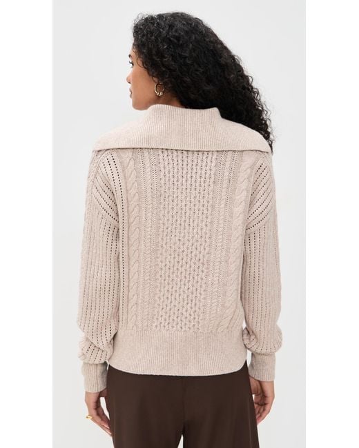 Varley Black Camello Cable Half Zip 2.0