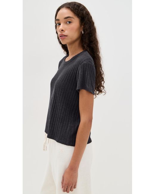 Z Supply Black Kara Rib Tee
