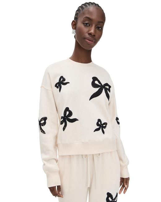 LoveShackFancy Natural Linetta Pullover