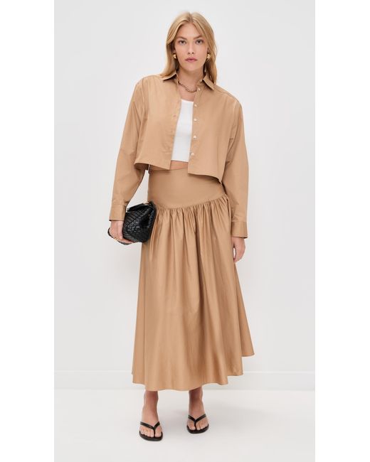 Solid & Striped Natural The Magnolia Skirt