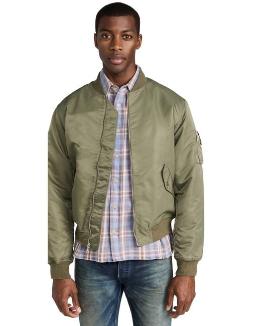 John Elliott Green Bogota Bomber Ii Jacket for men