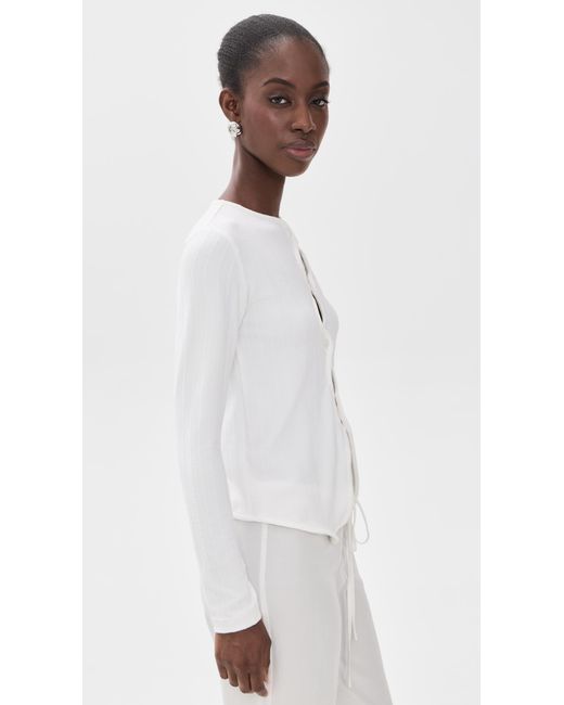 Sixxta White Helen Top