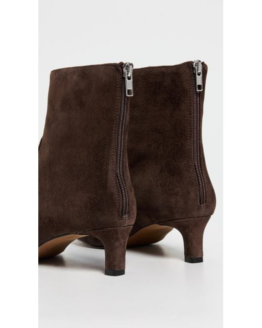 Madewell Brown The Dimes Kitten Heel Boots
