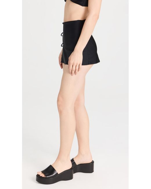 Shani Shemer Black Kourtney Mini Skirt