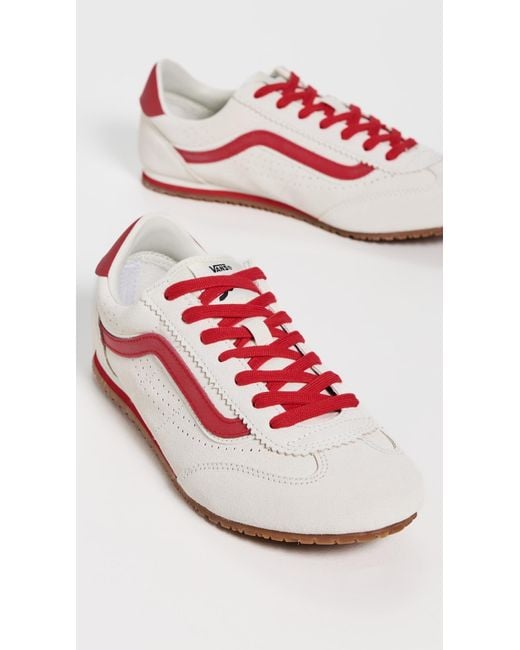 Vans Red Super Low Pro Sneakers