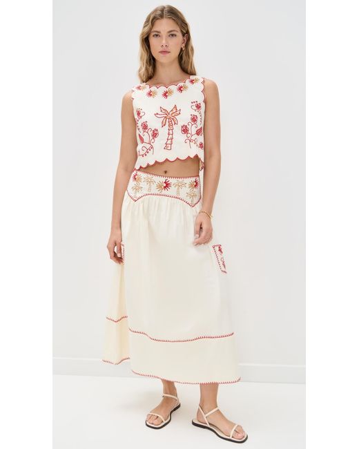 Never Fully Dressed Natural Pollenca Skirt