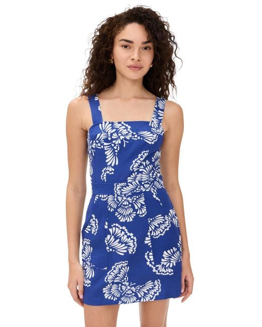 Amanda Uprichard Ace Dress in Blue | Lyst Amanda Uprichard Ace Dress in Blue | Lyst