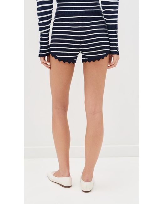 Lioness Blue Dollhouse Knit Shorts