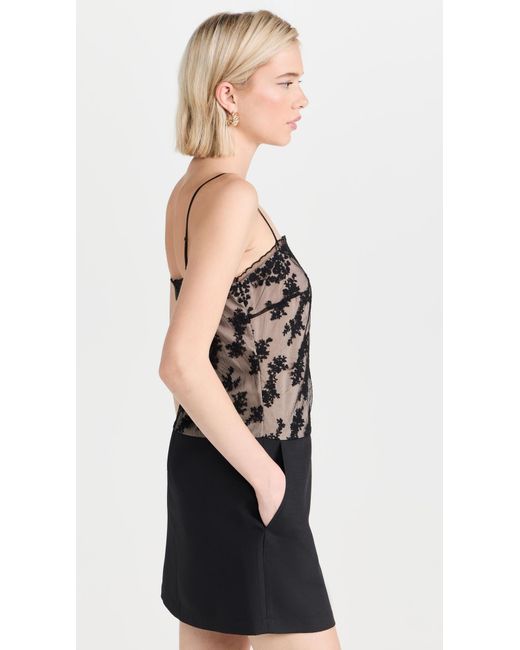 Jason Wu Sleeveless Lace Combo Mini Dress in Black | Lyst