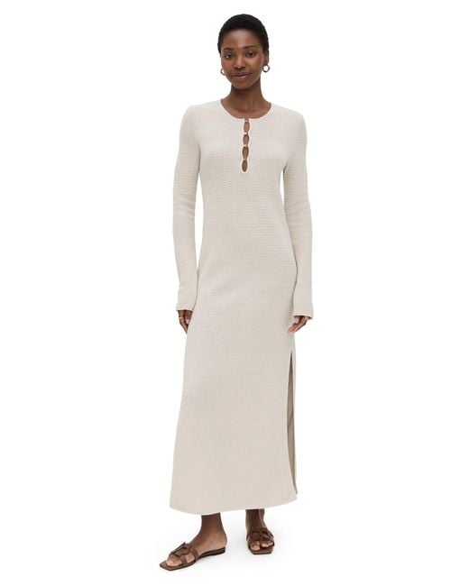 Splendid White X Cella Jane Sweater Caftan