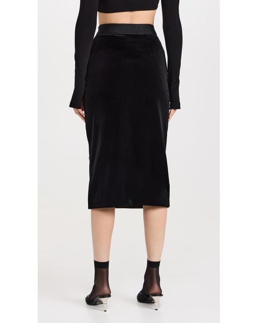 Le Superbe Black Embellished Liza Skirt