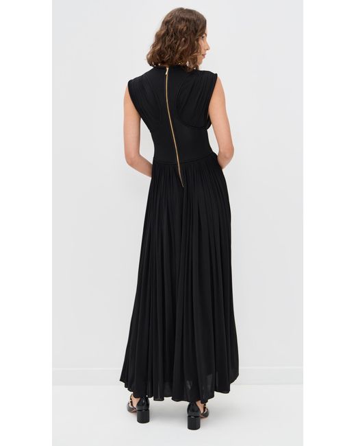 Zimmermann Black Hypnotic Column Dress
